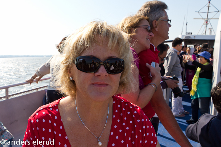 Boat sightseeing southern Manhattan