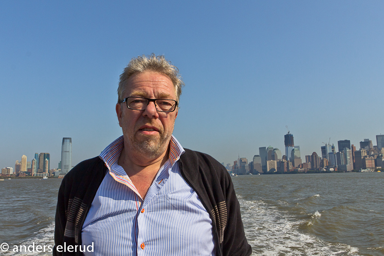 Boat sightseeing southern Manhattan